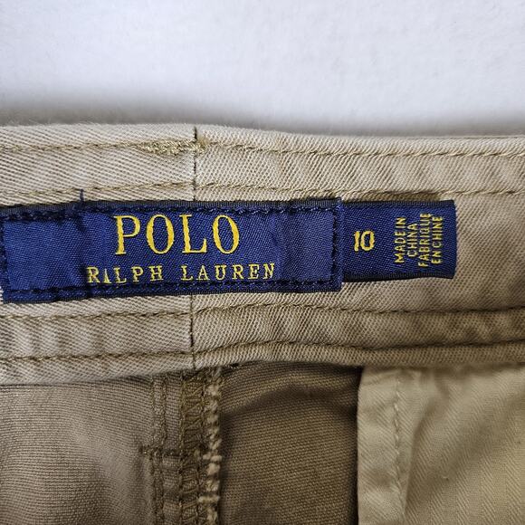 Polo Ralph Lauren Womens Cargo Pant Safari Utility Khaki Outdoor Pockets Tan 10 - Picture 11 of 16